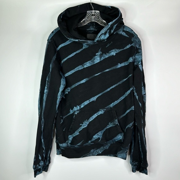 RtA Austin Blue Shine Tie Dye Hoodie Sweatshirt Size Medium Revolve - Picture 1 of 9